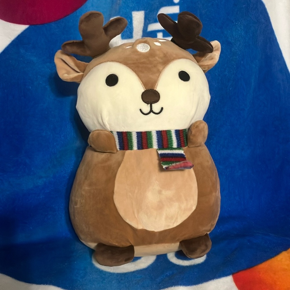 Christmas reindeer plush 12”